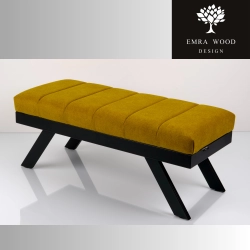 Ławka Tapicerowana Industrialna Tkanina HOLD ME 07  LGM-454 Rozmiary od 45 cm do 200 cm