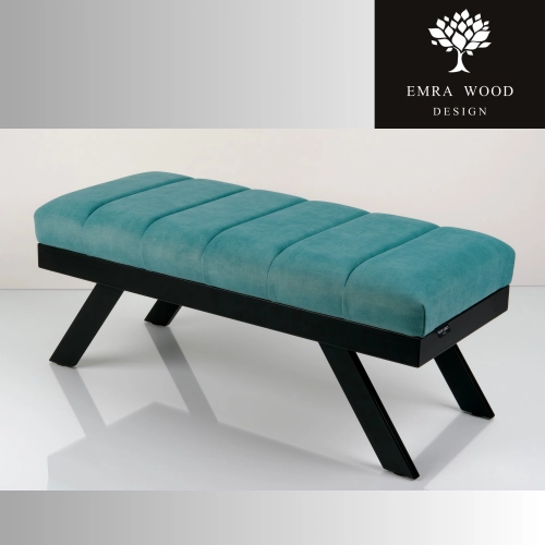 Ławka Tapicerowana Industrialna Tkanina HOLD ME 19  LGM-454 Rozmiary od 45 cm do 200 cm