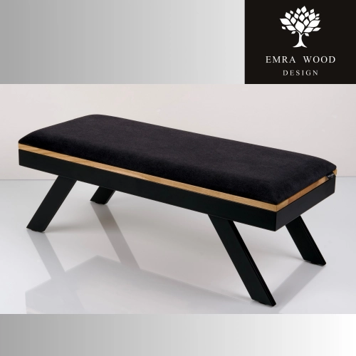 Ławka Tapicerowana Industrialna Tkanina STRONG 15  LGM-458 Rozmiary od 45 cm do 200 cm