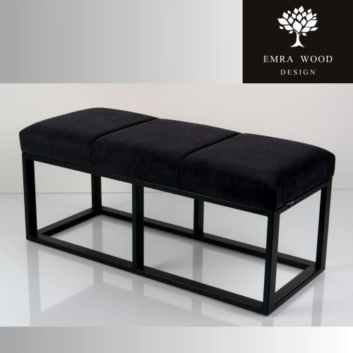 Ławka Tapicerowana Industrialna Tkanina STRONG 15  LGM-463 Rozmiary od 45 cm do 200 cm