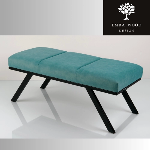 Ławka Tapicerowana Industrialna Tkanina HOLD ME 19  LGM-470 Rozmiary od 45 cm do 200 cm