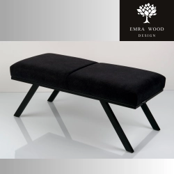 Ławka Tapicerowana Industrialna Tkanina STRONG 15  LGM-471 Rozmiary od 45 cm do 200 cm