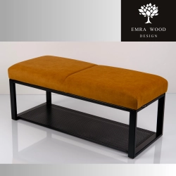 Ławka Tapicerowana Industrialna Tkanina HOLD ME 09  LGM-476 Rozmiary od 45 cm do 200 cm