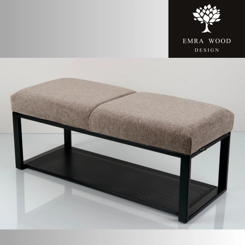 Ławka Tapicerowana Industrialna Tkanina LIKE ME  LGM-476 Rozmiary od 45 cm do 200 cm