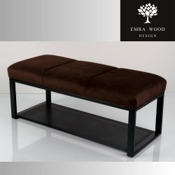 Ławka Tapicerowana Industrialna Tkanina HOLD ME 06  LGM-478 Rozmiary od 45 cm do 200 cm