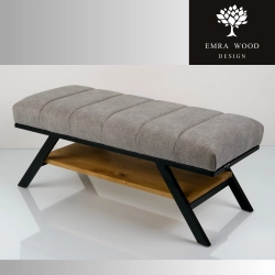 Ławka Tapicerowana Industrialna Tkanina STRONG 14  LGM-479 Rozmiary od 45 cm do 200 cm