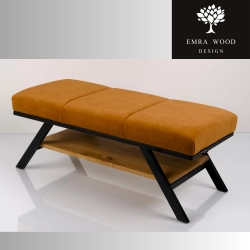 Ławka Tapicerowana Industrialna Tkanina HOLD ME 09  LGM-483 Rozmiary od 45 cm do 200 cm