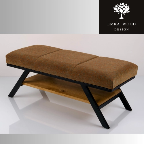 Ławka Tapicerowana Industrialna Tkanina LIKE ME  LGM-483 Rozmiary od 45 cm do 200 cm