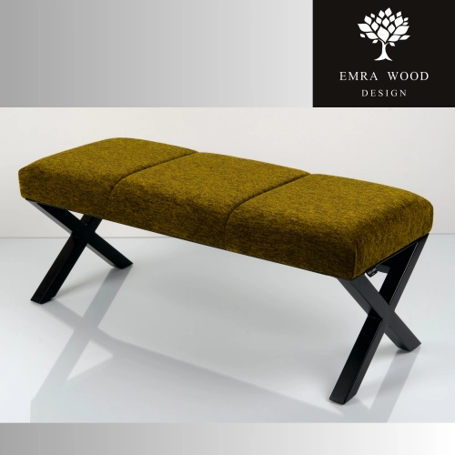 Ławka Tapicerowana Industrialna Tkanina LIKE ME   LGM-485 Rozmiary od 45 cm do 200 cm