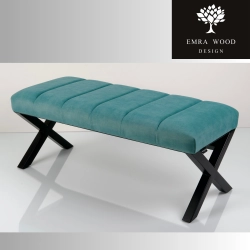 Ławka Tapicerowana Industrialna Tkanina HOLDME 19 LGM-487 Rozmiary od 45 cm do 200 cm