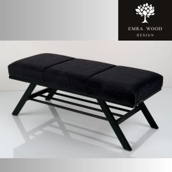 Ławka Tapicerowana Industrialna Tkanina STRONG 15 LGM-488 Rozmiary od 45 cm do 200 cm