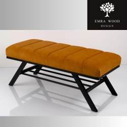 Ławka Tapicerowana Industrialna Tkanina HOLD ME 09  LGM-489 Rozmiary od 45 cm do 200 cm