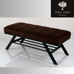 Ławka Tapicerowana Industrialna Tkanina HOLD ME 06  LGM-489 Rozmiary od 45 cm do 200 cm