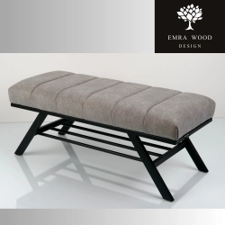 Ławka Tapicerowana Industrialna Tkanina STRONG 14  LGM-489 Rozmiary od 45 cm do 200 cm