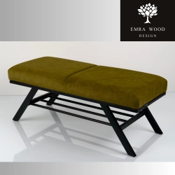 Ławka Tapicerowana Industrialna Tkaniny HOLD ME 15  LGM-492 Rozmiary od 45 cm do 200 cm