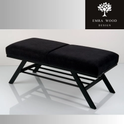 Ławka Tapicerowana Industrialna Tkaniny STRONG 15  LGM-492 Rozmiary od 45 cm do 200 cm