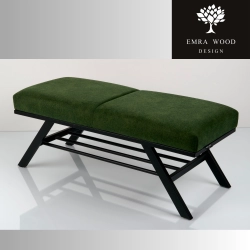 Ławka Tapicerowana Industrialna Tkaniny STRONG 09  LGM-492 Rozmiary od 45 cm do 200 cm