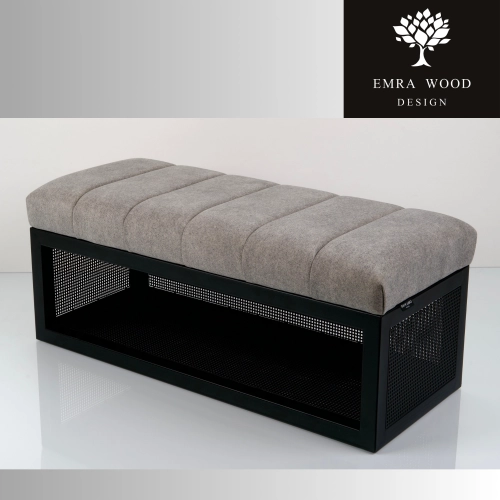 Ławka Tapicerowana Industrialna Tkanina STRONG 14 LGM-502 Rozmiary od 45 cm do 200 cm