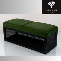 Ławka Tapicerowana Industrialna Tkanina STRONG 09 LGM-503 Rozmiary od 45 cm do 200 cm