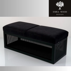 Ławka Tapicerowana Industrialna Tkanina STRONG 15 LGM-503 Rozmiary od 45 cm do 200 cm