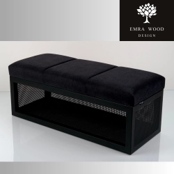 Ławka Tapicerowana Industrialna Tkanina STRONG 15  LGM-506 Rozmiary od 45 cm do 200 cm