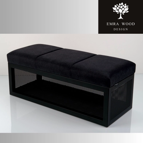 Ławka Tapicerowana Industrialna Tkanina STRONG 15  LGM-506 Rozmiary od 45 cm do 200 cm