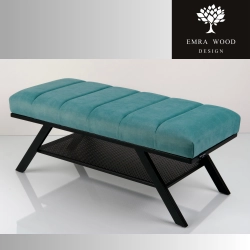 Ławka Tapicerowana Industrialna Tkanina HOLD ME 19  LGM-507 Rozmiary od 45 cm do 200 cm