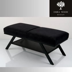 Ławka Tapicerowana Industrialna Tkanina  STRONG 15 LGM-508 Rozmiary od 45 cm do 200 cm