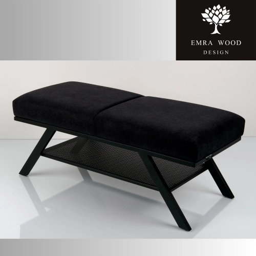 Ławka Tapicerowana Industrialna Tkanina  STRONG 15 LGM-508 Rozmiary od 45 cm do 200 cm