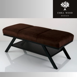 Ławka Tapicerowana Industrialna Tkanina  HOLD ME 06 LGM-509 Rozmiary od 45 cm do 200 cm