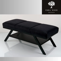 Ławka Tapicerowana Industrialna Tkanina STRONG 15  LGM-509 Rozmiary od 45 cm do 200 cm