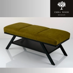 Ławka Tapicerowana Industrialna Tkanina HOLD ME 15  LGM-509 Rozmiary od 45 cm do 200 cm