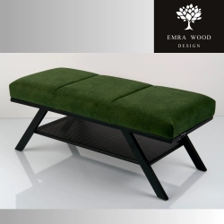 Ławka Tapicerowana Industrialna Tkanina  STRONG 09  LGM-509 Rozmiary od 45 cm do 200 cm