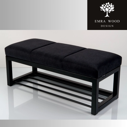 Ławka Tapicerowana Industrialna Tkanina STRONG 15  LGM-512 Rozmiary od 45 cm do 200 cm