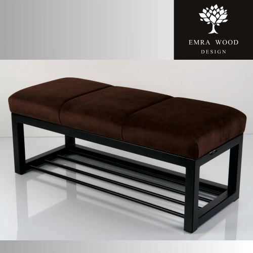 Ławka Tapicerowana Industrialna Tkanina HOLD ME 06  LGM-512 Rozmiary od 45 cm do 200 cm