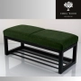 Ławka Tapicerowana Industrialna Tkanina  LGM-513 Rozmiary od 45 cm do 200 cm