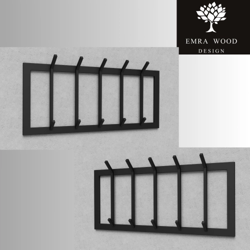 Wieszak ścienny metalowy Rozmiary Kolory WM-6