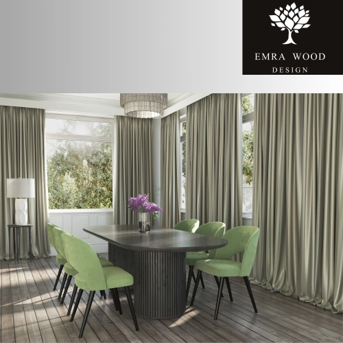 Krzesło tapicerowane PREMIUM KR-5 Tkanina z kolekcji DELUXE 17