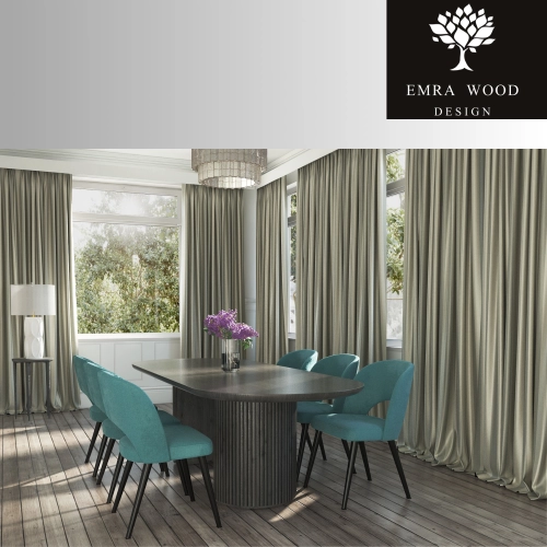 Krzesło tapicerowane PREMIUM KR-5 Tkanina z kolekcji DELUXE 39