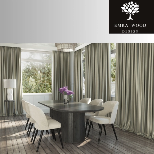 Krzesło tapicerowane PREMIUM KR-5 Tkanina z kolekcji DELUXE 01