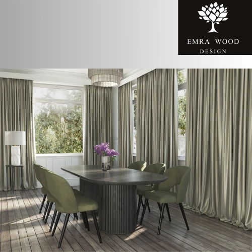 Krzesło tapicerowane PREMIUM KR-5 Tkanina z kolekcji DELUXE 45