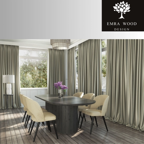 Krzesło tapicerowane PREMIUM KR-5 Tkanina z kolekcji DELUXE 09