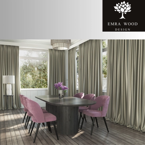 Krzesło tapicerowane PREMIUM KR-5 Tkanina z kolekcji DELUXE 26