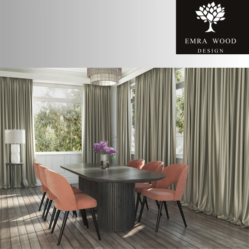 Krzesło tapicerowane Krzesło PREMIUM KR-5 Tkanina z kolekcji DELUXE 21