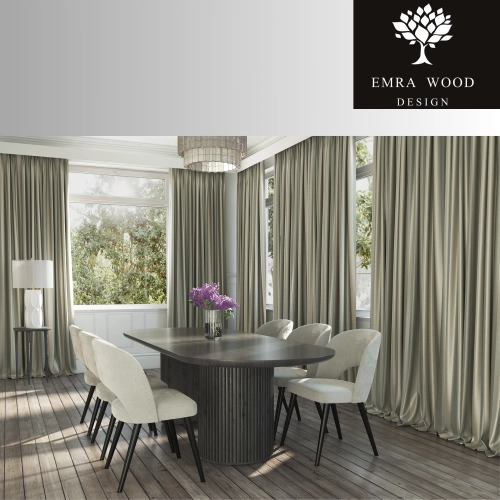 Krzesło tapicerowane PREMIUM KR-5 Tkanina z kolekcji DELUXE 02