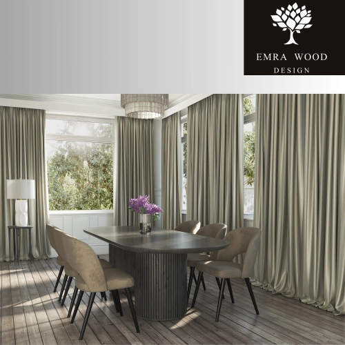 Krzesło tapicerowane PREMIUM KR-5 Tkanina z kolekcji DELUXE 51