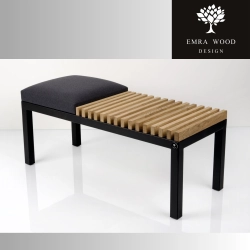 Ławka Pufa Tapicerowana Stal LPD-11 Rozmiary od 50 cm do 200 cm