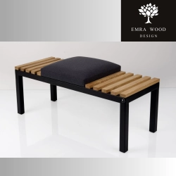 Ławka Pufa Tapicerowana Stal LPD-38 Rozmiary od 50 cm do 200 cm