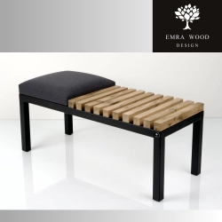 Ławka Pufa Tapicerowana Stal LPD-10 B Rozmiary od 50 cm do 200 cm