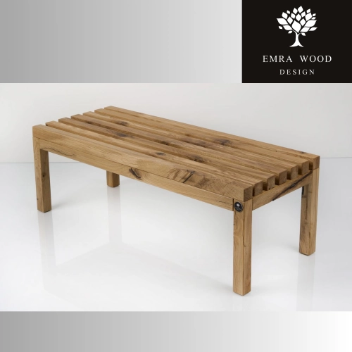 Ławka Szafka Na Buty Drewno Lite Dąb Loft LB-79 Rozmiary od 50 cm do 160 cm